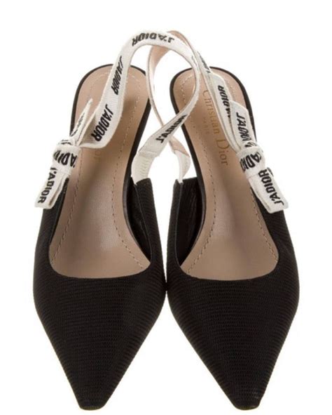 dior slingback flats|dior slingback kitten heels.